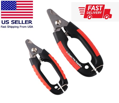 Pet Dog & Cat Toe Nail Clippers Cutter Trimmer Scissors Professional Heavy Duty - 第 1/7 張圖片