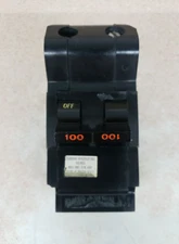 FPE FEDERAL PACIFIC NA2100 2 POLE 100 AMP CIRCUIT BREAKER SEE PICS