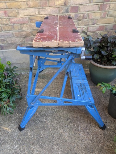 VINTAGE BLACK & DECKER WORKMATE - WM626 EO1 - MARINE PLY JAWS - Afbeelding 4 van 7