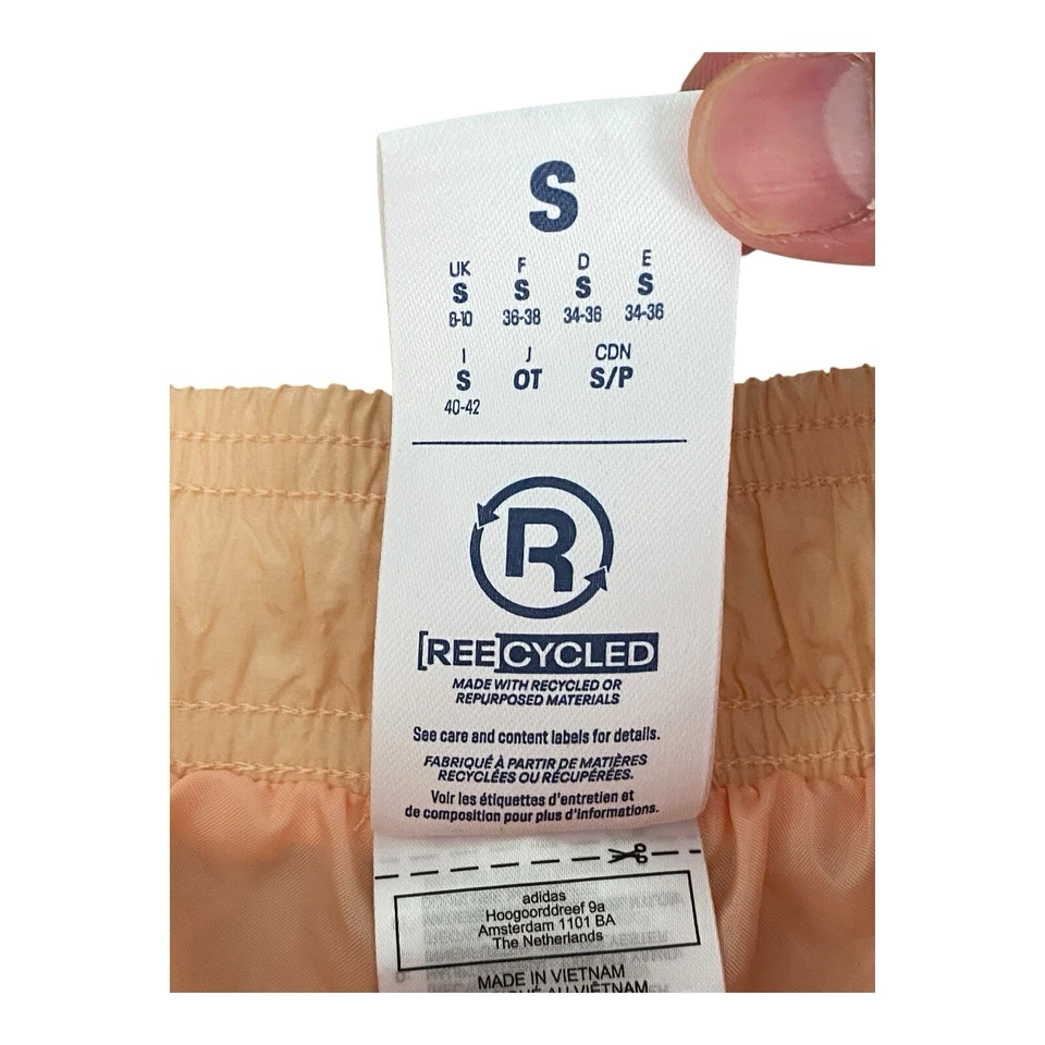 Women’s REEBOK REECYCLED Shorts Small 8-10 Salmon Pink Good Used Condition - Image 2 of 4