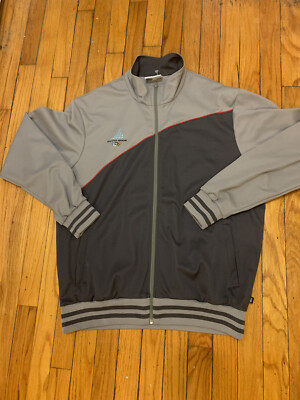 【希少】アシックス　トリノオリンピック　イタリアチーム　スキージャケット　M ASICS ZIP UP HOODED TORINO 2006 OLYMPICS STAFF GRAY WINTER JACKET