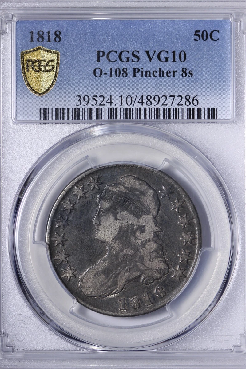 PCGS Certified US Early Half Dollar Coins (1794-1839) for sale | eBay