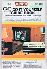 GC ELECTRONICS MANUAL DO IT YOURSELF TV VCR CABLE TV HOOKUPS 1982 VINTAGE