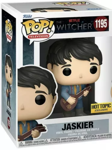 FUNKO POP! JASKIER #1195 NETFLIX THE WITCHER  HOT TOPIC EXCLUSIVE NEW OUTFIT