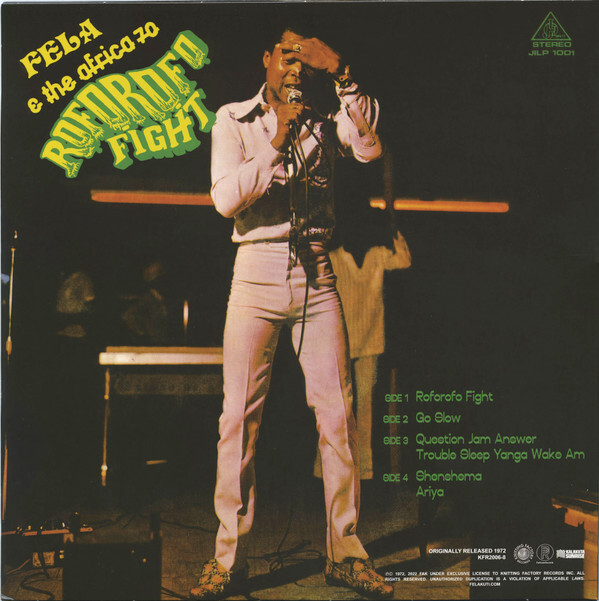 Fela Kuti & Africa 70 - Music Of Fela - Roforofo Fight