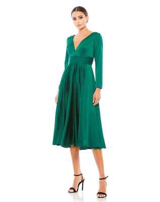 green emerald velvet dress Green Strapless Sparkly Mermaid Prom Dress with Slit – YS005 – vigocouture