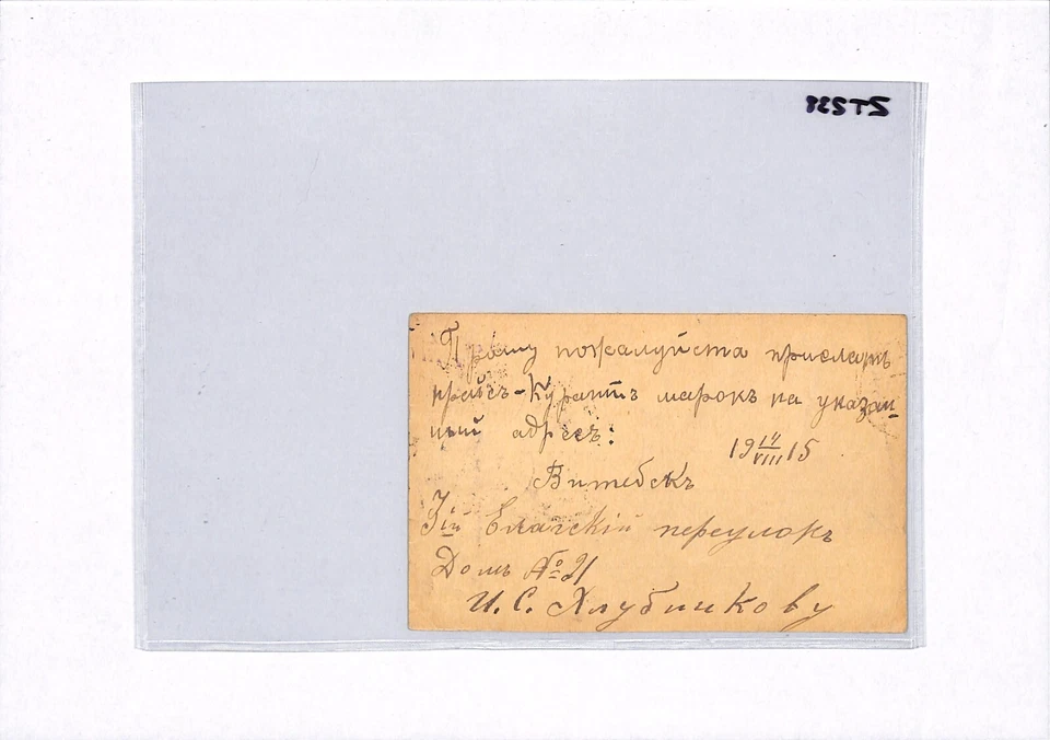 RUSSIA WW1 RAILWAY MAIL Stationery Card Vitebsk RED CROSS Copenhagen 1915 ZT238 - Image 4 of 4