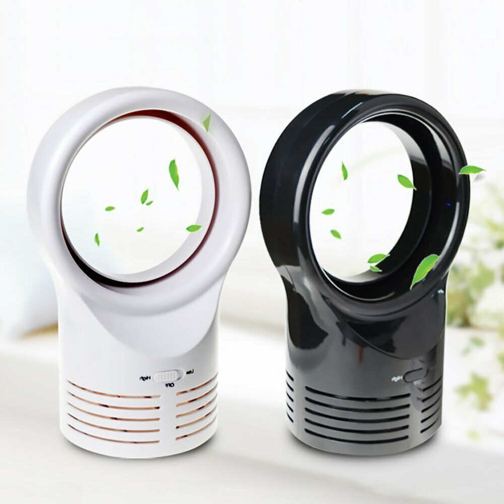 Bladeless Cooling Fan Desk Desktop Table Air Flow Cooler Computer 2