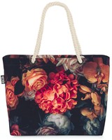 Art Deco Rosen Blumen Beach Bag Blumenmuster Blumenstrauss Muttertag Liebe Vale