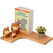 OAKERLAND Mensola angolare flottante in rovere massello, montaggio a parete, per