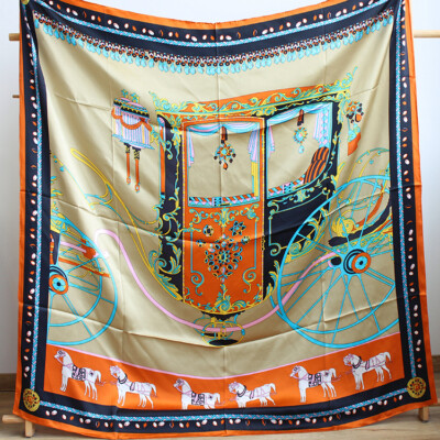53'' Women's 100% Mulberry Silk Scarf Large Square Shawl Wraps AM0282
