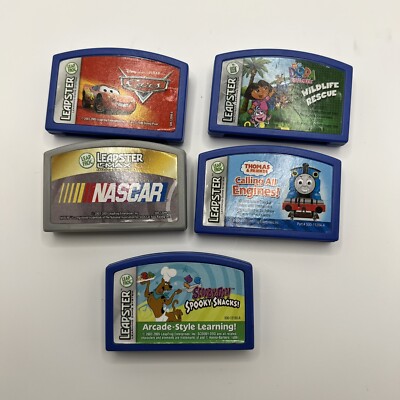 LeapFrog Leapster Learning Game Cartridge - Cartridge ONLY 5 Games