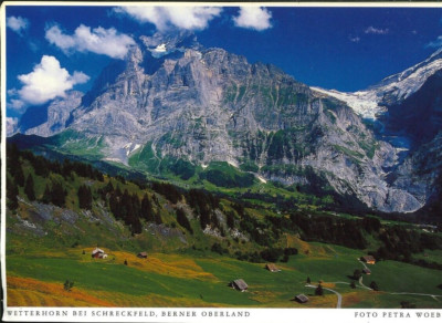 Suisse - Switzerland - Switzerland - Bernese Oberland - Wetterhorn near Schreckenfeld