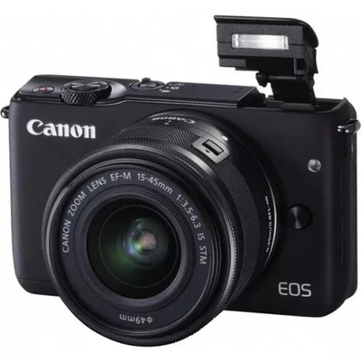 Canon EOS M10 Mirrorless Digital Camera EF-M 15-45mm Lens with 18 megapixels - Image 1 of 4
