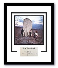 The Who Pete Townshend Autographed Signed 11x14 Framed Photo Who's Next ACOA The Who Pete Townshend Autographed Signed 11x14 Framed Photo Who's Next ACOA