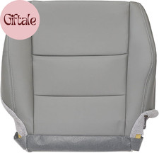 Gray Gr Driver Side Bottom Replacement Leather Seat Cover Compatible With Honda