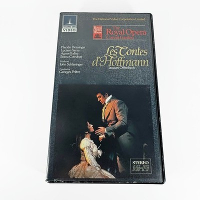 Les Contes d'Hoffmann VHS 1981 Royal Opera Placido Domingo John Schlesinger