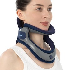 Neck Brace Cervical Collar for Pain Relief Soft Cotton Foam Pads 11.5-16.5"