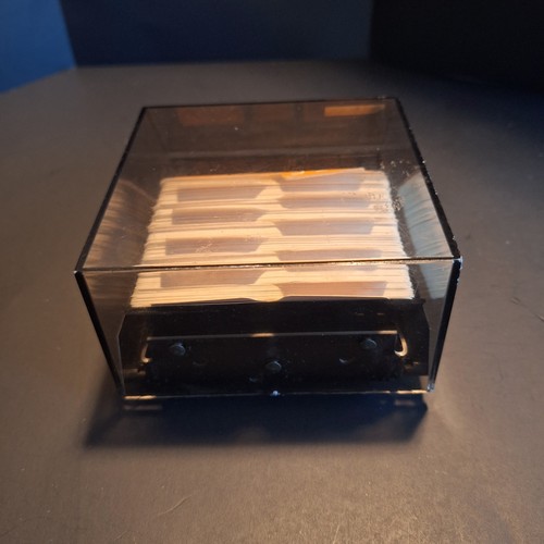 Rolodex Petite S-310C Card File W/Lined Cards Dividers Address/Phone Holder - Picture 3 of 15