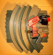 Lot Of IDEAL TCR TRACK, CONTROLLERS, POWER PACK 14 Pieces-Cleaned-Tested Working