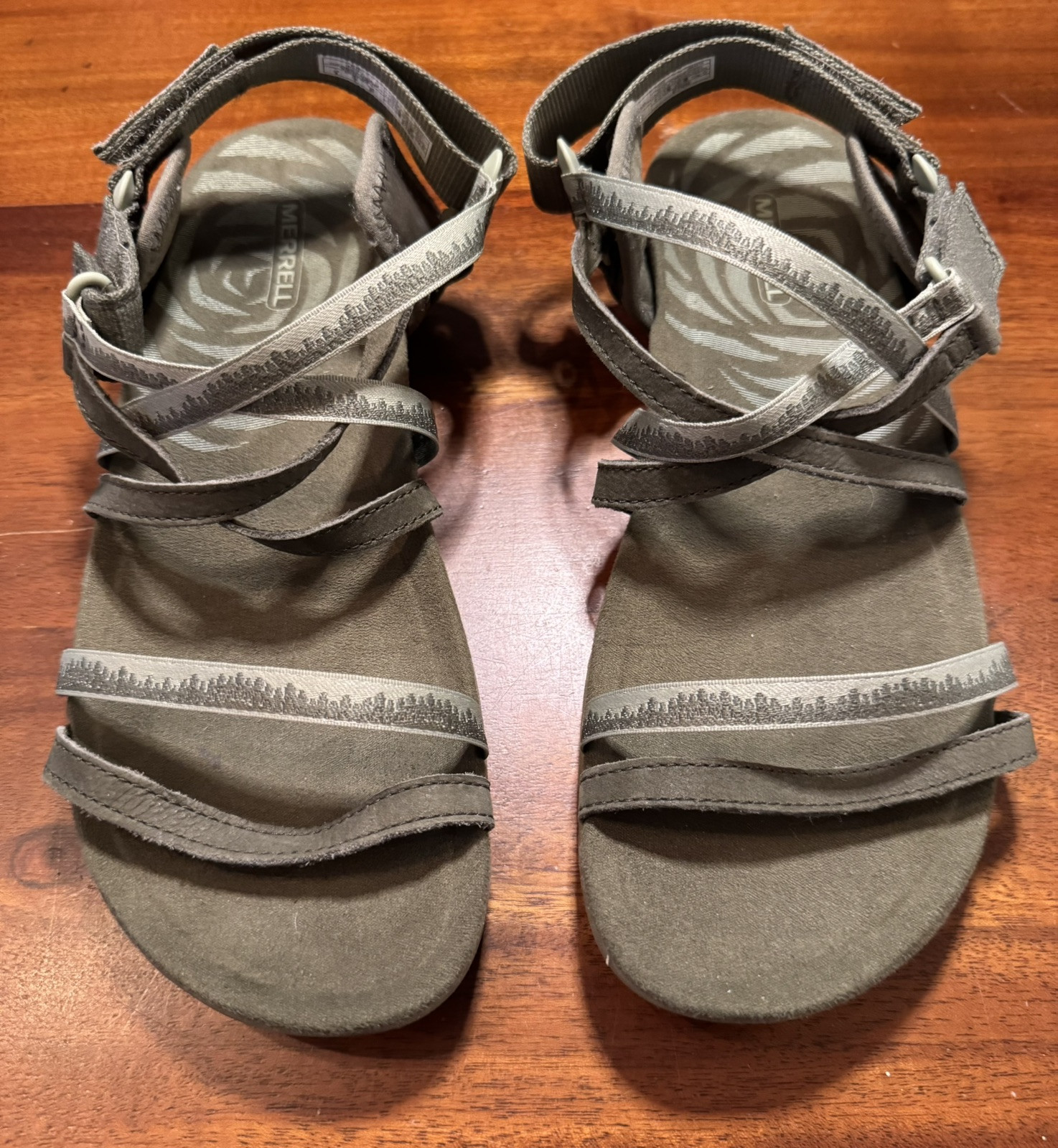 Sandali Merrell donna Olive Terran 3 Cush Lattice outdoor performance taglia 8