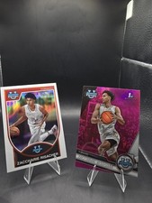 2024 Topps Bowman U Chrome - Zaccharie Risacher (RC) - 2 card lot