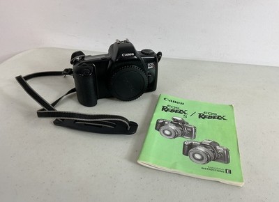 Canon EOS Rebel X S 35mm SLR Film Camera with Strap & Booklet Film Included