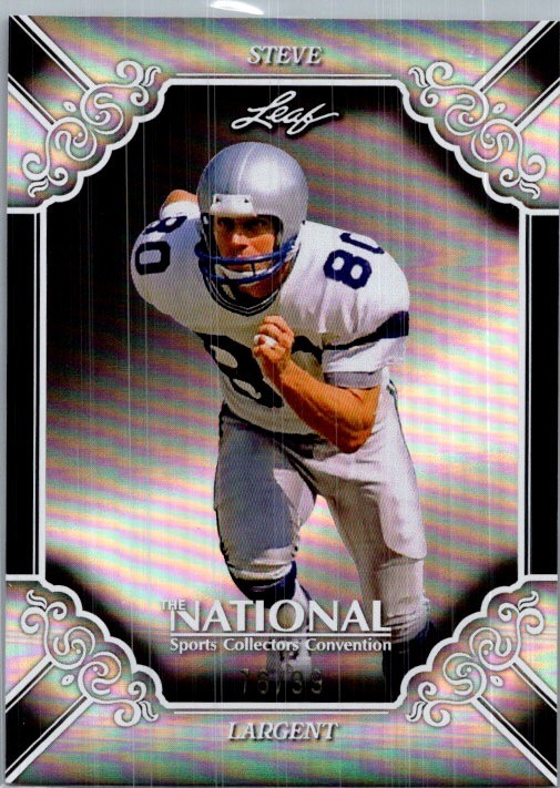 Steve Largent 2026 Leaf National NSCC Exclusive Silver /99