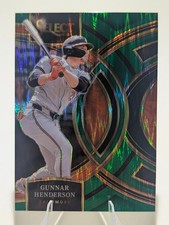 2024 Panini Select Gunnar Henderson #48 Green Flash Prizm Baltiomre Orioles