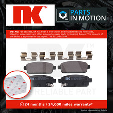Image of Brake Pads Set fits VAUXHALL ASTRA J Rear 09 to 15 NK 13300867 13319293 13319294