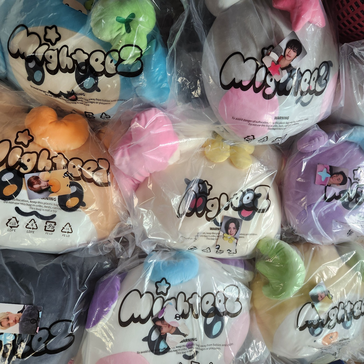 ATEEZ BIG FACE CUSHION photocard PRESS START Enter the Mighteez