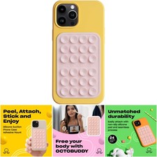 Silicone Suction Phone Case Adhesive Mount Hands-Free Selfie Strong Grip Holder