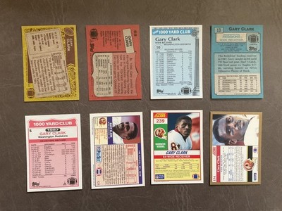 Gary Clark - 8 card lot, 1986 To 1991, NM To NMMT (except As Noted)