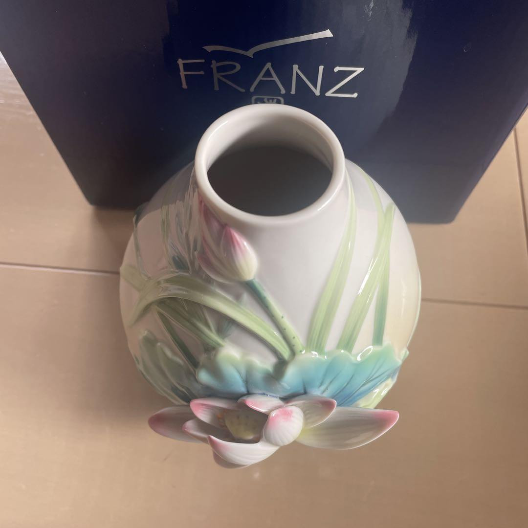 FRANZ Lotus Harmony 小花器 F202399 Lotus Cup Saucer Spoon Set | Franz Collection | Porcelain