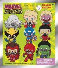 Marvel Zombies Series 2 &ndash; 5" Collectible Bag Clip &ndash; 2x2x5 inches, Multicolor