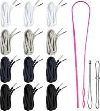 12 Pcs Drawstring for Sweatpants, 60 Inch Hoodie String Replacement, Drawstri...