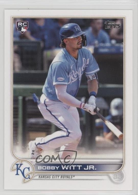 2022 Topps Series 2 Image Variation SP (Mid-Swing) Bobby Witt Jr #660 Rookie RC