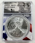 2021-W $1 American Silver Eagle ANACS MS70 Type 1 West Point Mint