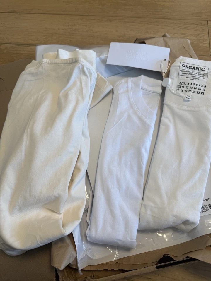 New Maison Margiela Mens 3 pack organic jersey tee shirts size M - Image 4 of 4