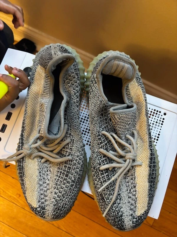 Adidas Yeezy Boost 350 V2 Israfil para hombre talla 7 EE. UU. y Reino Unido - usado color gris Foto 2 de 4