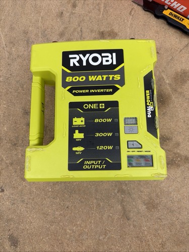 RYOBI ONE+ 18V 800W Max 12V Automotive Power Inverter (Not Working)