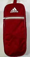 Borsa scarpa rossa vintage ADIDAS SPELLOUT nylon full zip toilette kit palestra spedizione veloce!