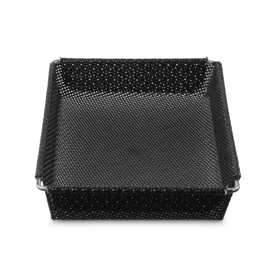 Panier Air Fryer Friteuse à Air Chaud Grillagé Tapis de Cuisson Grill Noir