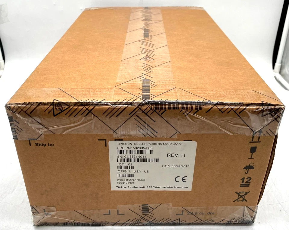 NEW HP 582935-002 AW595B P2000 G3 RAID 2x10GbE ISCSI MSA ARRAY SPS CONTROLLER - Image 2 of 4