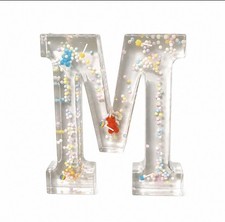 Ashland 7 Inch Letter M Decoration Clear With...