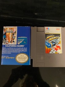 Nintendo Marble Madness NES Box and Game