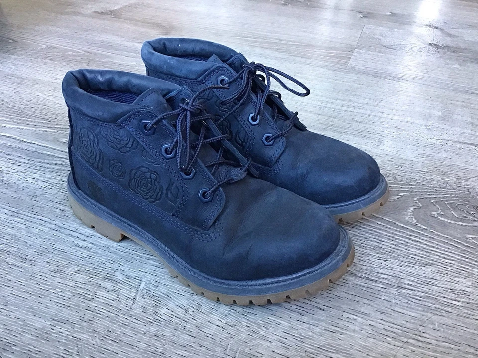 Timberland Mujer Azul Talla 6 Botines Antifatiga A1KU6 EU 37 Bota Floral Foto 2 de 4