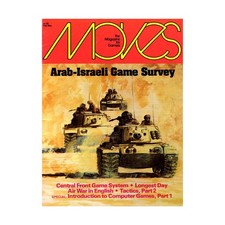 SPI Moves Magazine #55 "Arab-Israeli Game Survey, Longest Day" Mag VG+