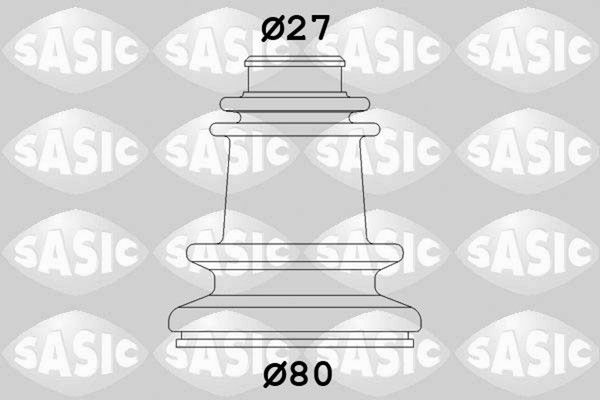 Sasic Faltenbalgsatz Antriebswelle 4003409 FüR Renault 7701462101 Super 21 11-image