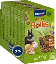 Vitakraft Rollis, Knusperringe f&uuml;r Nager, calciumarm, mit Luzerne, als Erg&auml;nzung